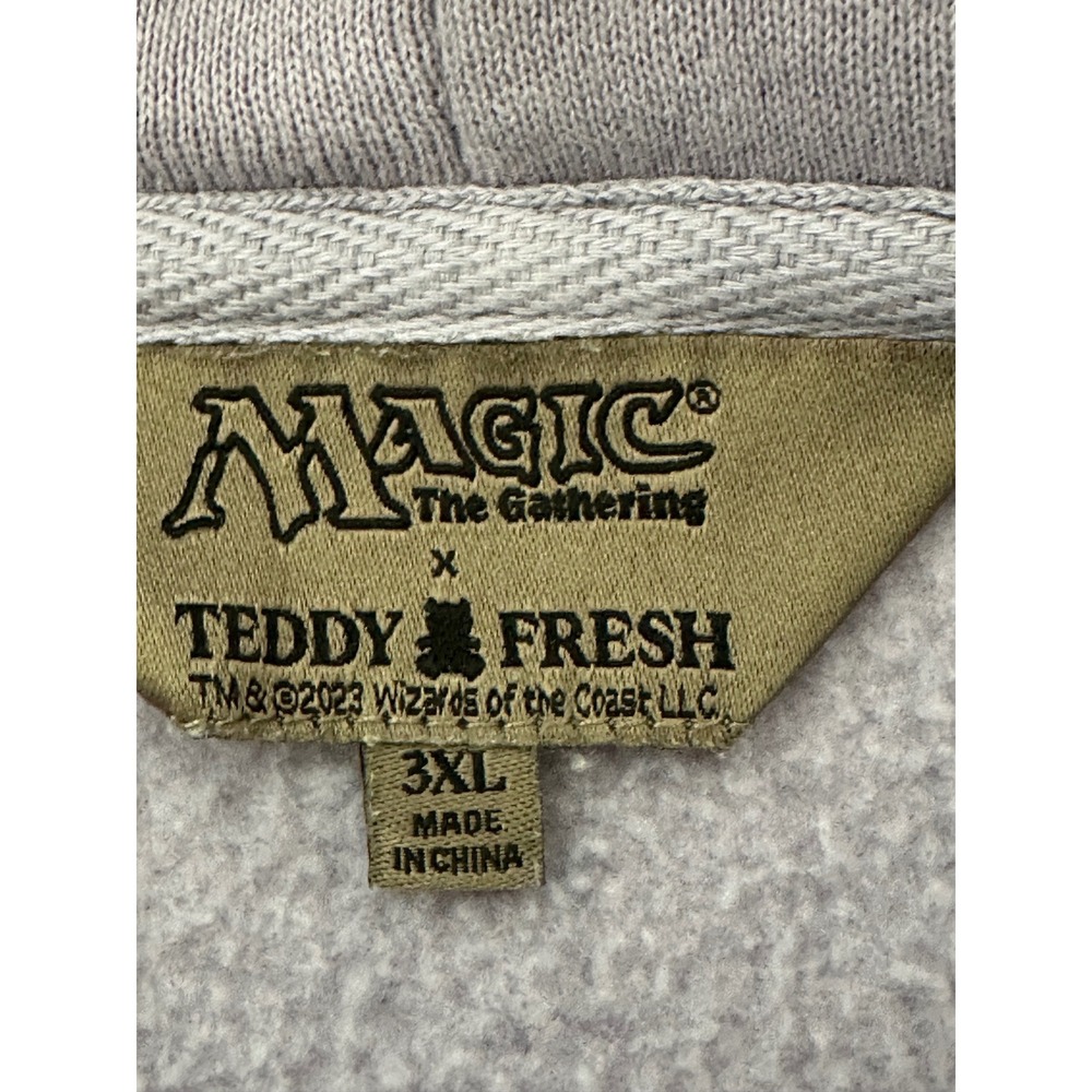 Teddy Fresh X Magic The Gathering TF H3H3 Hoodie 3XL Purple Embroidered Logo - Picture 4 of 11